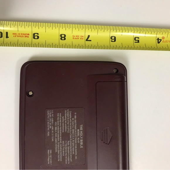 Franklin Electronic Handheld Holy Bible King James Version KJ-31 - Picture 6 of 7